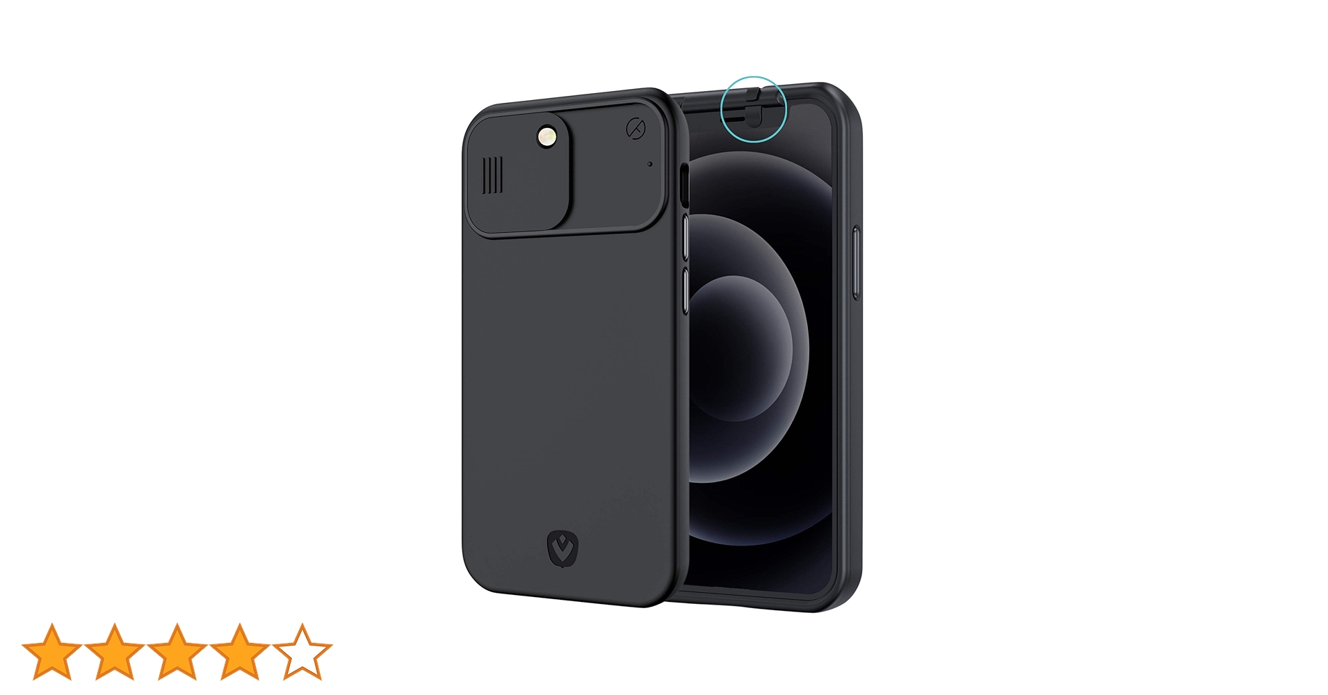 Amazon.co.jp: Spy-Fy iPhone 12 Pro ケース スライド式カメラカバー